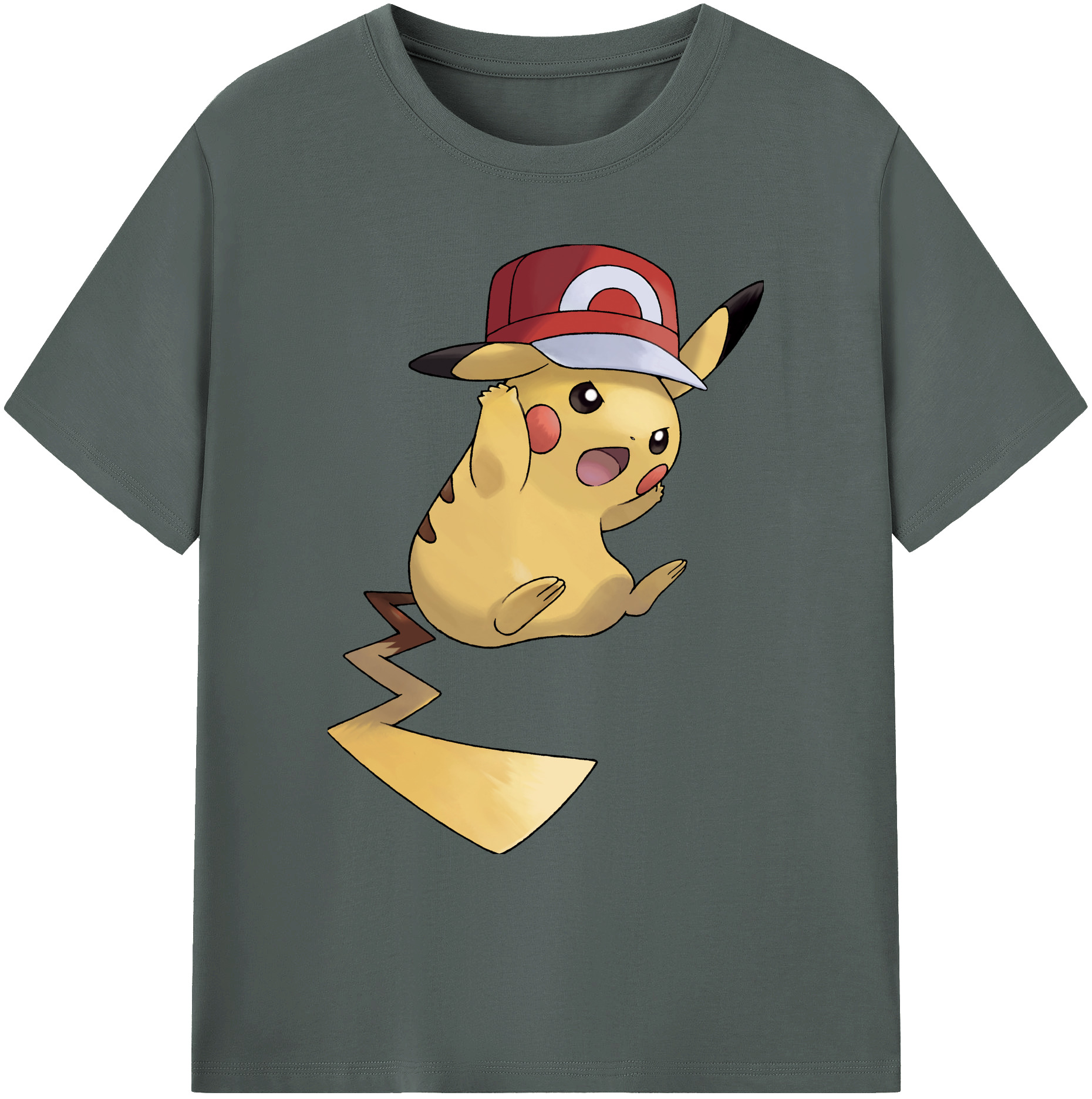 （画像用） ポケットモンスター Pokémon 綿100％ メンズ半袖Tシャツ｜肌触りやわらか＆通気性